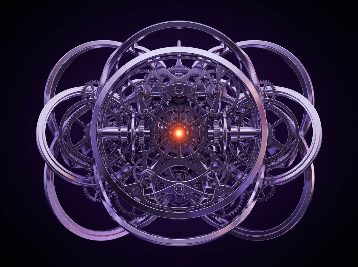 The mechanism, fully exposed